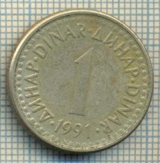 10676 MONEDA- YUGOSLAVIA - 1 DINAR -anul 1991 -STAREA CARE SE VEDE