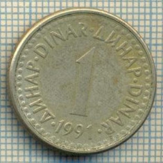 10676 MONEDA- YUGOSLAVIA - 1 DINAR -anul 1991 -STAREA CARE SE VEDE