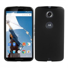 Husa Motorola Google Nexus 6 Silicon Gel Tpu Matte Neagra foto