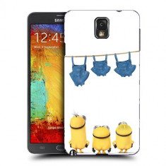 Husa Samsung Galaxy Note 3 N9000 N9005 Silicon Gel Tpu Model Naked Minions foto