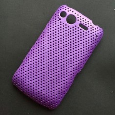 Husa HTC Desire S G12 Plastic Perforat Vent Mov foto