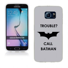 Husa Samsung Galaxy S6 G920 Silicon Gel Tpu Model Batman foto