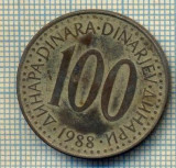 10666 MONEDA- YUGOSLAVIA - 100 DINARA -anul 1988 -STAREA CARE SE VEDE, Europa