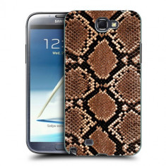 Husa Samsung Galaxy Note 2 N7100 Silicon Gel Tpu Model Animal Print Snake foto