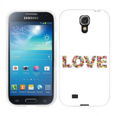 Husa Samsung Galaxy S4 i9500 i9505 Silicon Gel Tpu Model Love Flowers foto
