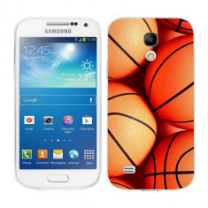 Husa Samsung Galaxy S4 Mini i9190 i9195 Silicon Gel Tpu Model Mingi De Baschet foto