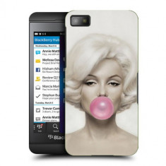 Husa BlackBerry Z10 Silicon Gel Tpu Model Marilyn Monroe Bubble Gum foto
