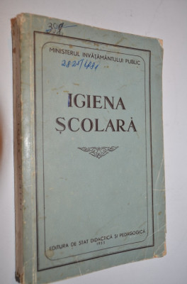 Igiena Scolara - 1955 foto