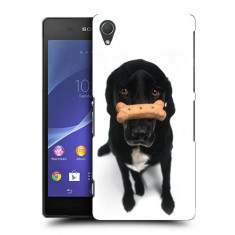 Husa SONY Xperia Z2 Silicon Gel Tpu Model Black Puppy foto