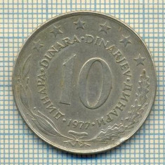 10663 MONEDA- YUGOSLAVIA - 10 DINARA -anul 1977 -STAREA CARE SE VEDE