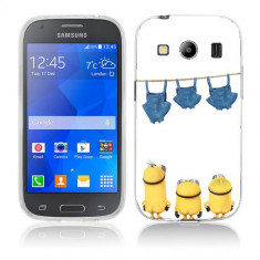 Husa Samsung Galaxy Ace 4 G357 Silicon Gel Tpu Model Naked Minions foto