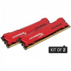 Memorie HyperX Savage 8GB DDR3 1600MHz CL9 Dual Channel Kit HX316C9SRK2/8 foto