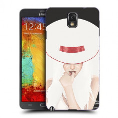 Husa Samsung Galaxy Note 3 N9000 N9005 Silicon Gel Tpu Model Abstract Women V13 foto