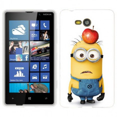 Husa Nokia Lumia 820 Silicon Gel Tpu Model Minions foto