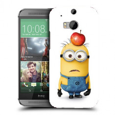 Husa HTC One M8 Silicon Gel Tpu Model Minions foto