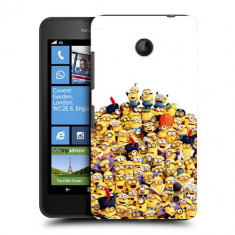 Husa Nokia Lumia 635 630 Silicon Gel Tpu Model 100 Minions foto