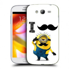 Husa Samsung Galaxy Grand Neo i9060 i9080 i9082 Silicon Gel Tpu Model Minion Mustache foto