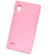 Husa Slim Plastic LG Optimus L9 P760 Roz foto