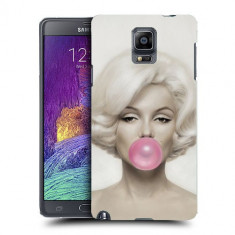 Husa Samsung Galaxy Note 4 N910 Silicon Gel Tpu Model Marilyn Monroe Bubble Gum foto