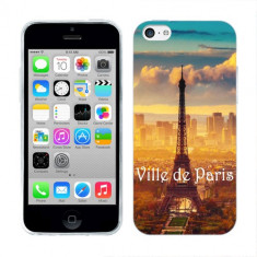 Husa iPhone 5C Silicon Gel Tpu Model Paris foto