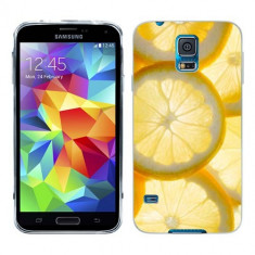Husa Samsung Galaxy S5 G900 G901 Plus G903 Neo Silicon Gel Tpu Model Lemons foto