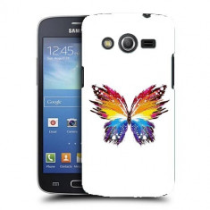 Husa Samsung Galaxy Core 4G LTE G386F Silicon Gel Tpu Model Abstract Butterfly foto