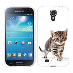 Husa Samsung Galaxy S4 i9500 i9505 Silicon Gel Tpu Model Pisicuta foto