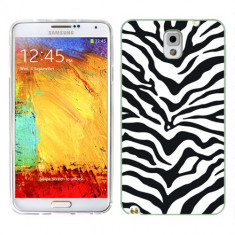 Husa Samsung Galaxy Note 3 N9000 N9005 Silicon Gel Tpu Model Animal Print Zebra foto