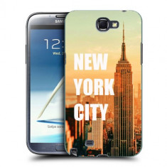 Husa Samsung Galaxy Note 2 N7100 Silicon Gel Tpu Model New York foto