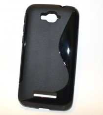 Husa Silicon Gel Alcatel One Touch Pop C7 S-Line Neagra foto