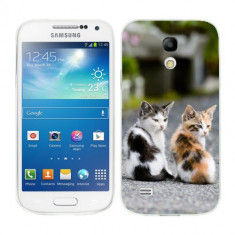 Husa Samsung Galaxy S4 Mini i9190 i9195 Silicon Gel Tpu Model Kitties foto
