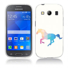 Husa Samsung Galaxy Ace 4 G357 Silicon Gel Tpu Model Abstract Horse foto