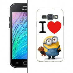 Husa Samsung Galaxy J1 J100 Silicon Gel Tpu Model I Love Minions foto