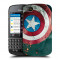 Husa BlackBerry Q10 Silicon Gel Tpu Model Captain America