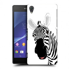 Husa SONY Xperia Z2 Silicon Gel Tpu Model Zebra Desenata foto