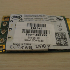 Placa de retea wireless laptop HP Compaq 2510p, Intel 4965AGN, 441082-002