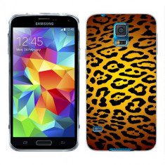 Husa Samsung Galaxy S5 Mini G800F Silicon Gel Tpu Model Animal Print Leopard foto