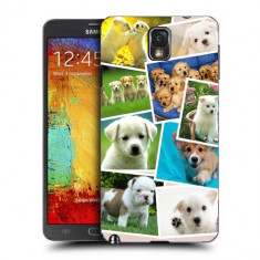 Husa Samsung Galaxy Note 3 N9000 N9005 Silicon Gel Tpu Model Puppies Collage foto