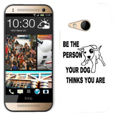 Husa HTC One Mini 2 M8 Mini Silicon Gel Tpu Model Be Good B&amp;amp;W foto