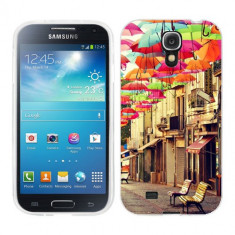 Husa Samsung Galaxy S4 i9500 i9505 Silicon Gel Tpu Model Vintage Umbrella foto