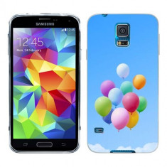 Husa Samsung Galaxy S5 G900 G901 Plus G903 Neo Silicon Gel Tpu Model Baloons foto