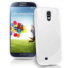 Husa Samsung i9500 Galaxy S4 Silicon Gel Tpu S-Line Alba foto