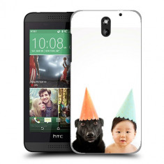 Husa HTC Desire 610 Silicon Gel Tpu Model Bebelus Si Caine Petrecere foto