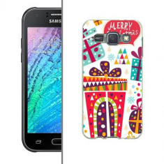 Husa Samsung Galaxy J1 J100 Silicon Gel Tpu Model Craciun Christmas V1 foto