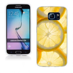 Husa Samsung Galaxy S6 G920 Silicon Gel Tpu Model Lemons foto