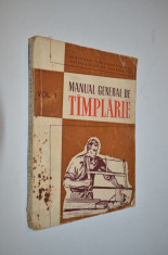 Manual general de tamplarie -1958 (vol. I) foto