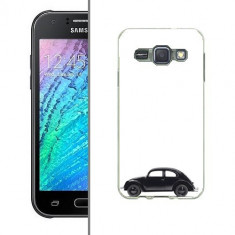 Husa Samsung Galaxy J1 J100 Silicon Gel Tpu Model Black Beetle foto