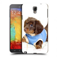 Husa Samsung Galaxy Note 3 Neo N7505 Silicon Gel Tpu Model Brown Puppy foto