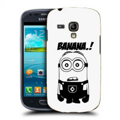 Husa Samsung Galaxy S3 Mini i8190 Silicon Gel Tpu Model Minion Banana foto