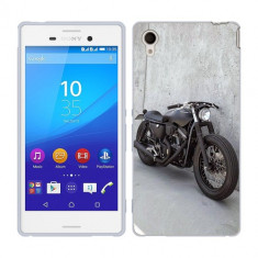 Husa SONY Xperia M4 Aqua Silicon Gel Tpu Model Motocicleta Vintage foto